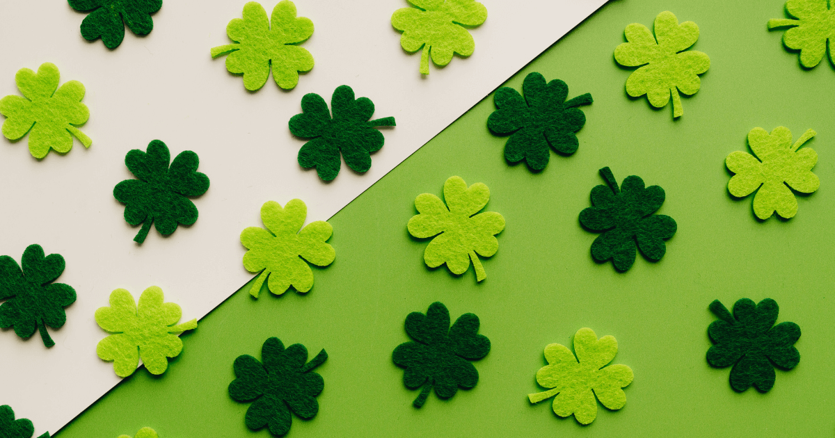 What is the meaning behind when you see Four-Leaf Clovers? 