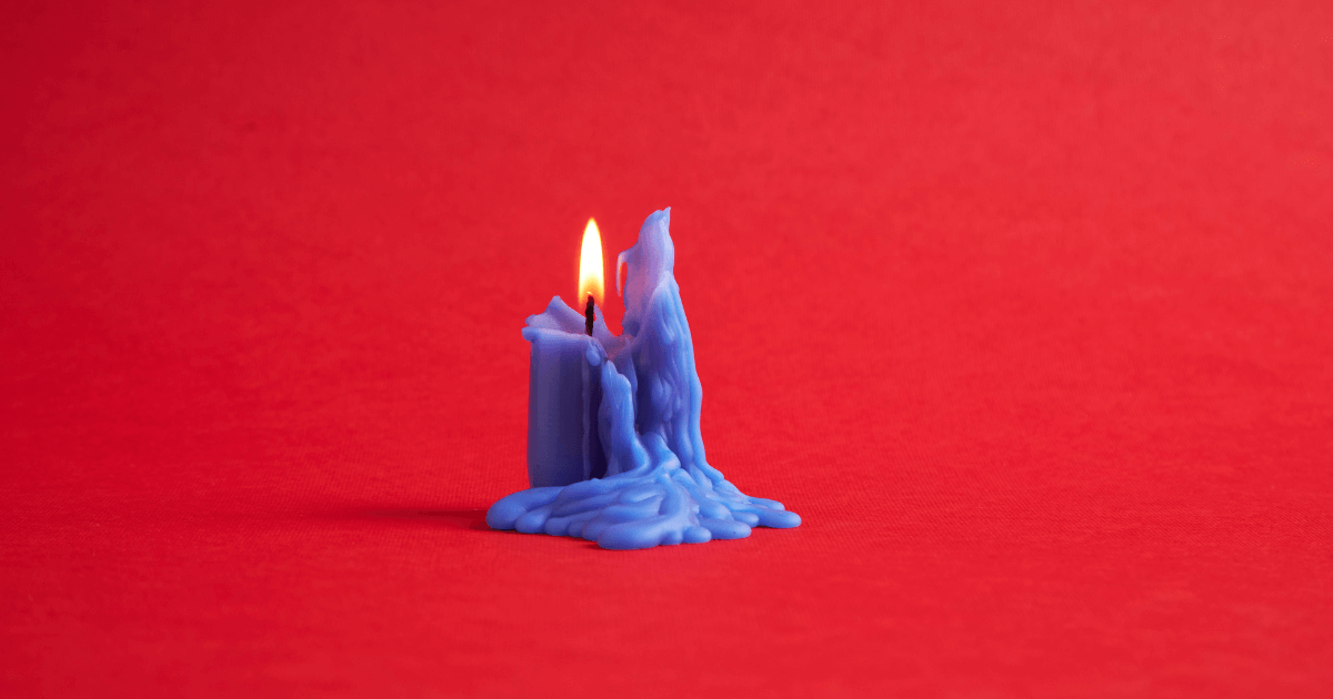 The Disappearing Candle That Melts to Nothing Proves You Are Overwhelmed and Overworked 