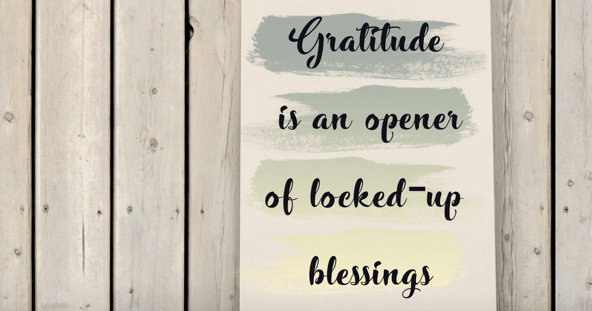 Learn to Practice Gratitude   